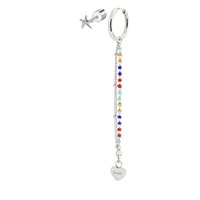 Single earring Marlù Woman in Steel 18OR094-RGB - 18OR094-RGB